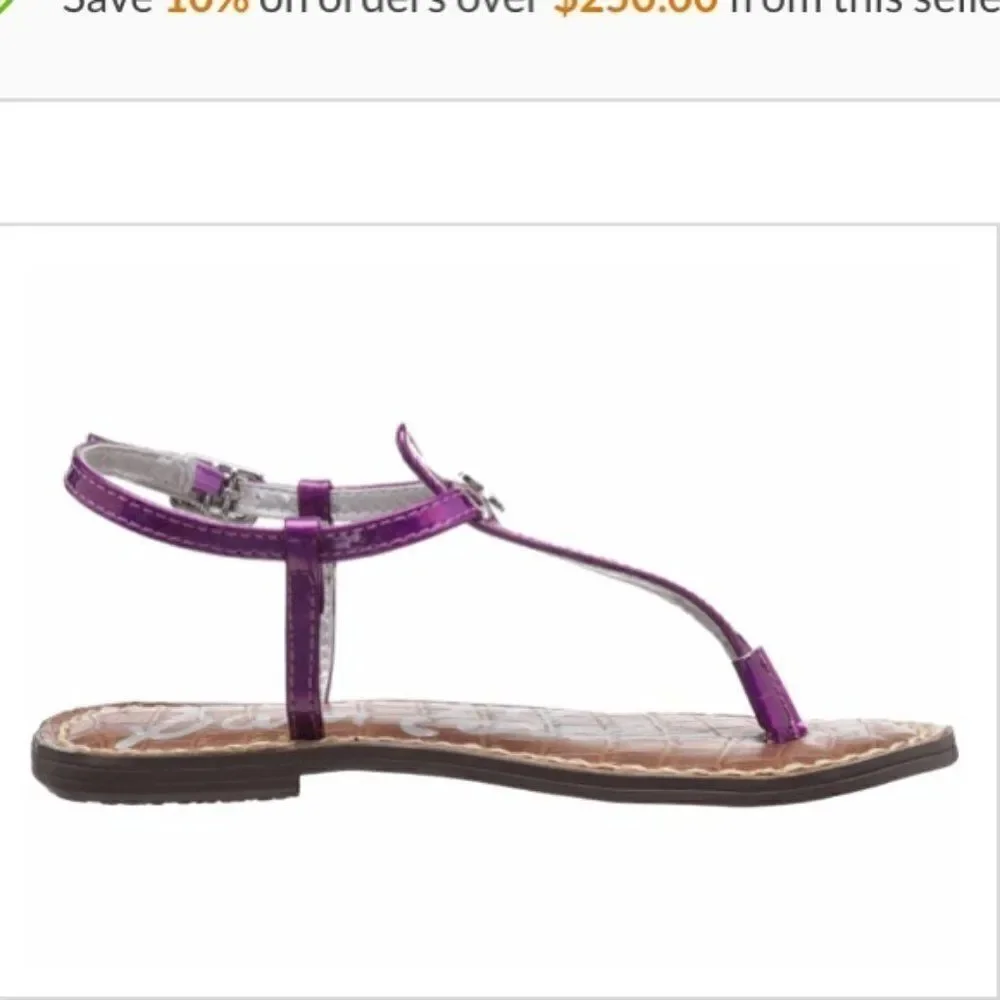 SAM Edelman Gigi Charm Sandal Flip Flop Shoe